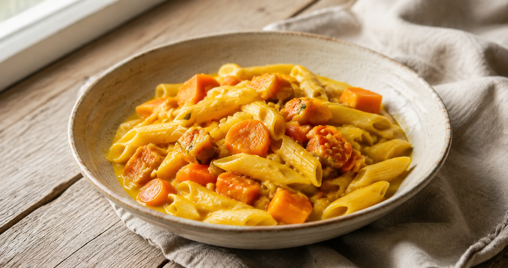 Kürbis One Pot Pasta