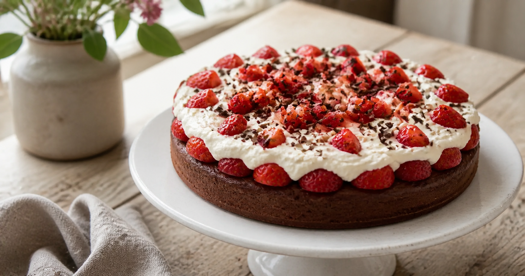 Schwarzwälder-Erdbeertorte