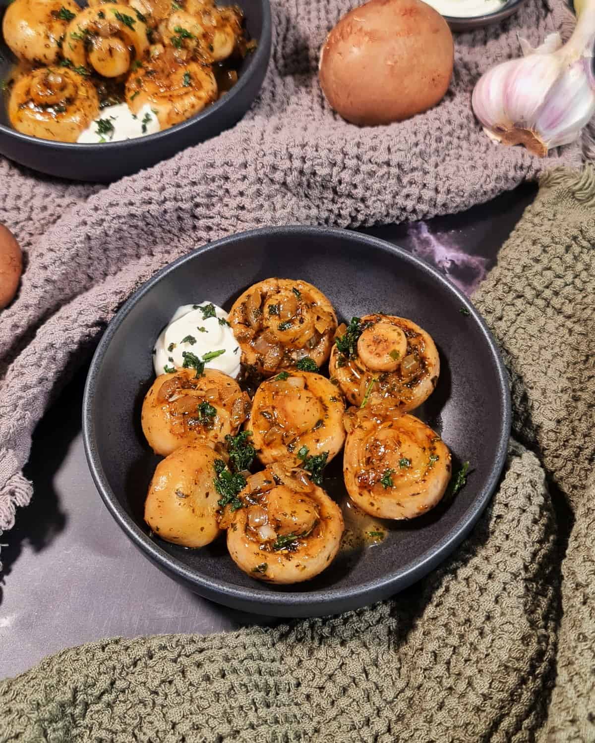 Champignons wie vom Jahrmarkt