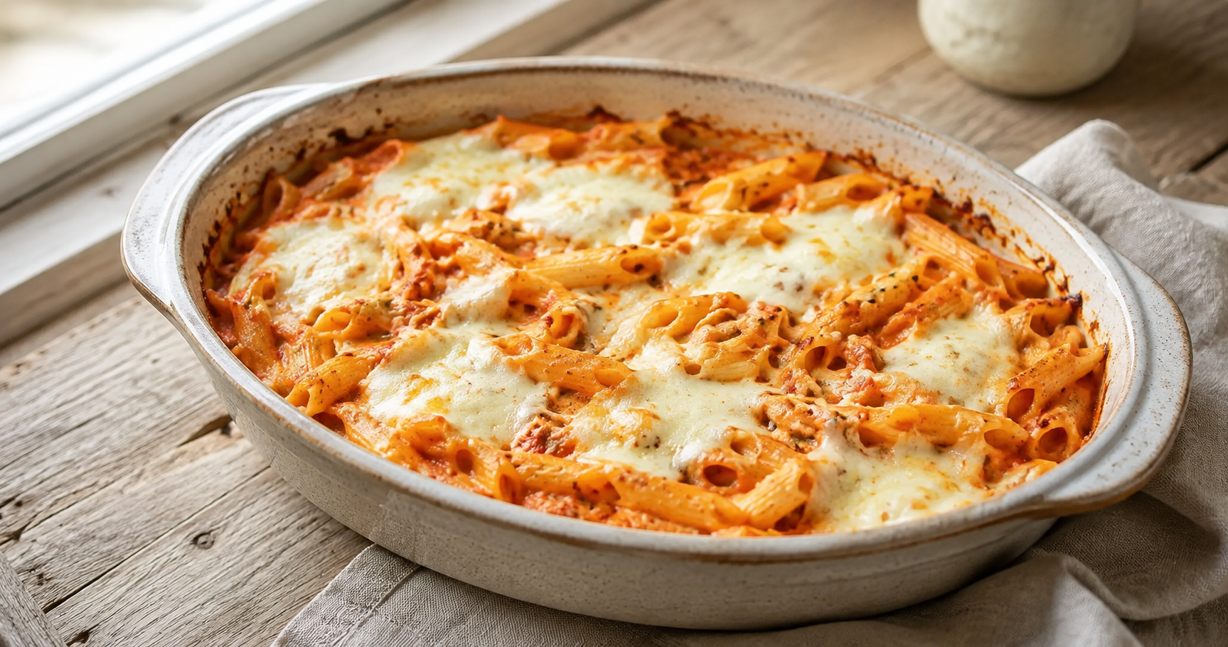 Nudelauflauf mit Tomaten