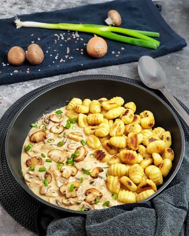 Gnocchi mit Pilz Rahm Soße
