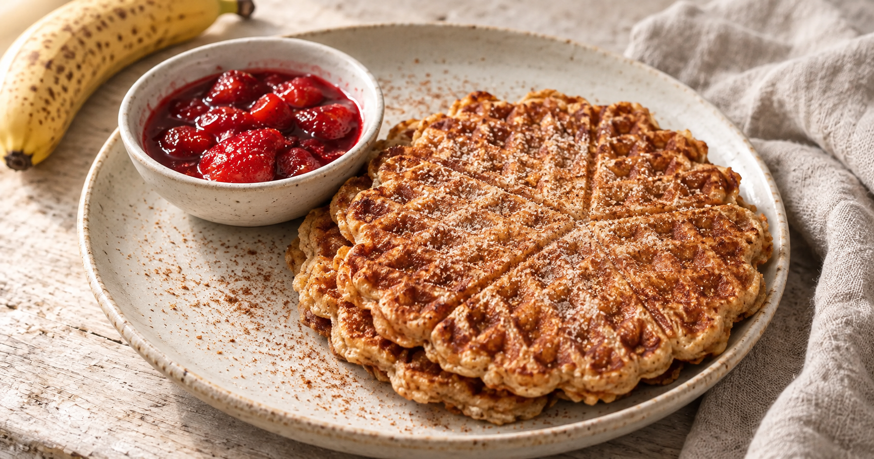 Bananenwaffeln