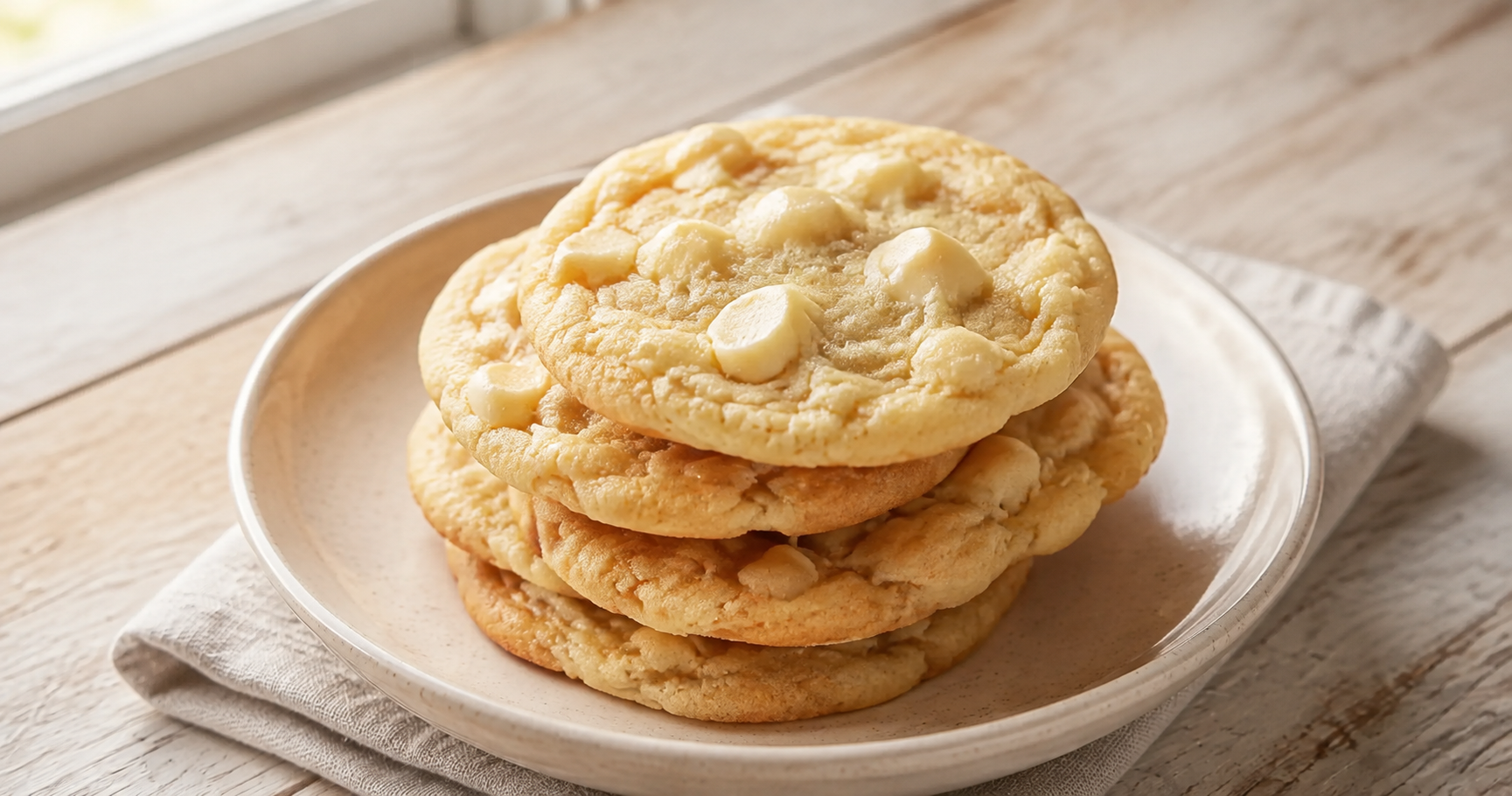 White Chocolate Macadamia Cookies