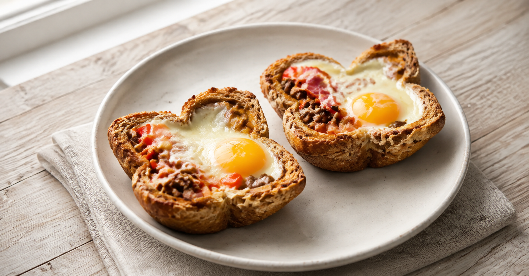 Herzhafte Frühstücksmuffins