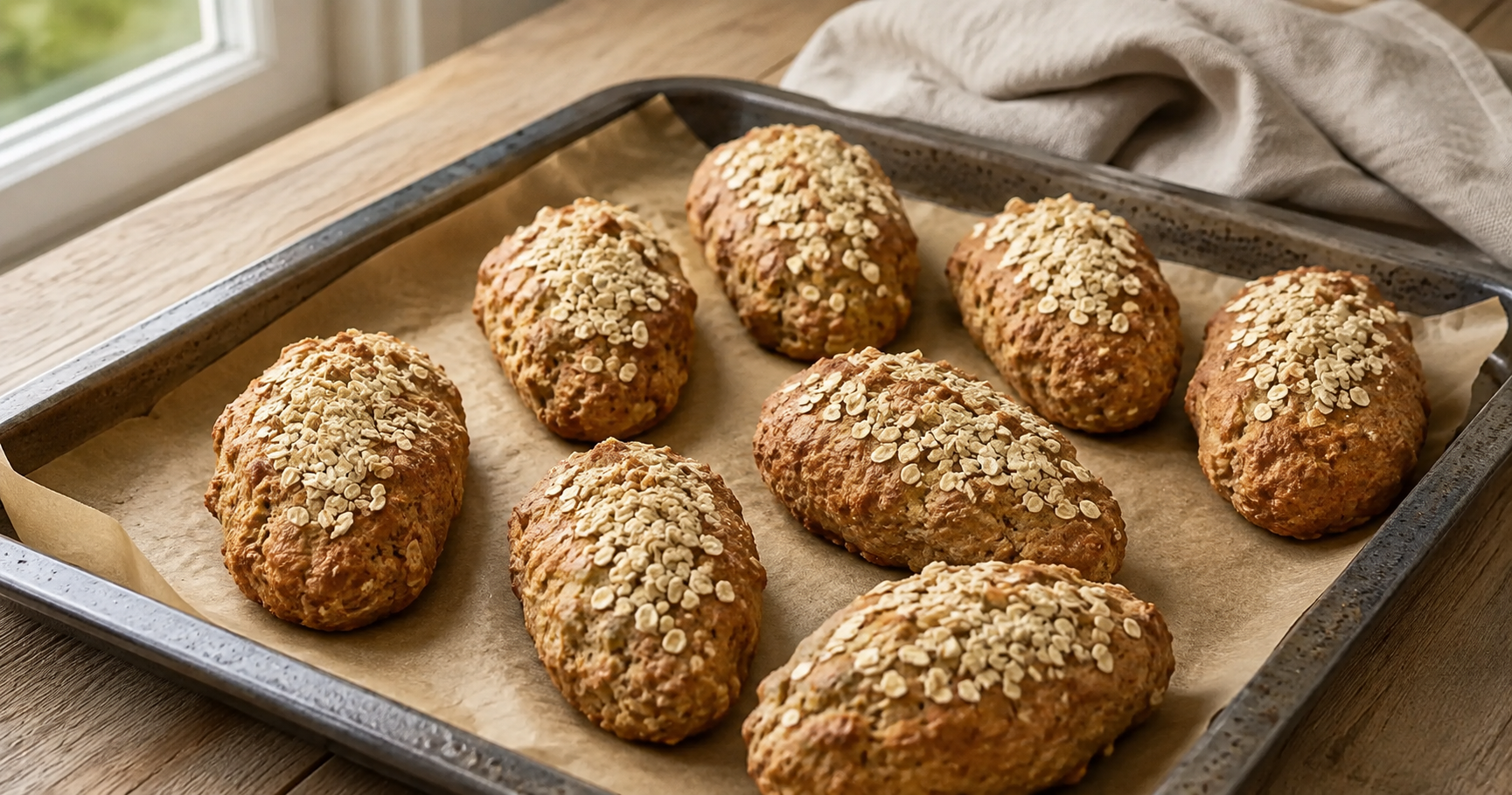 Haferflockenbrötchen