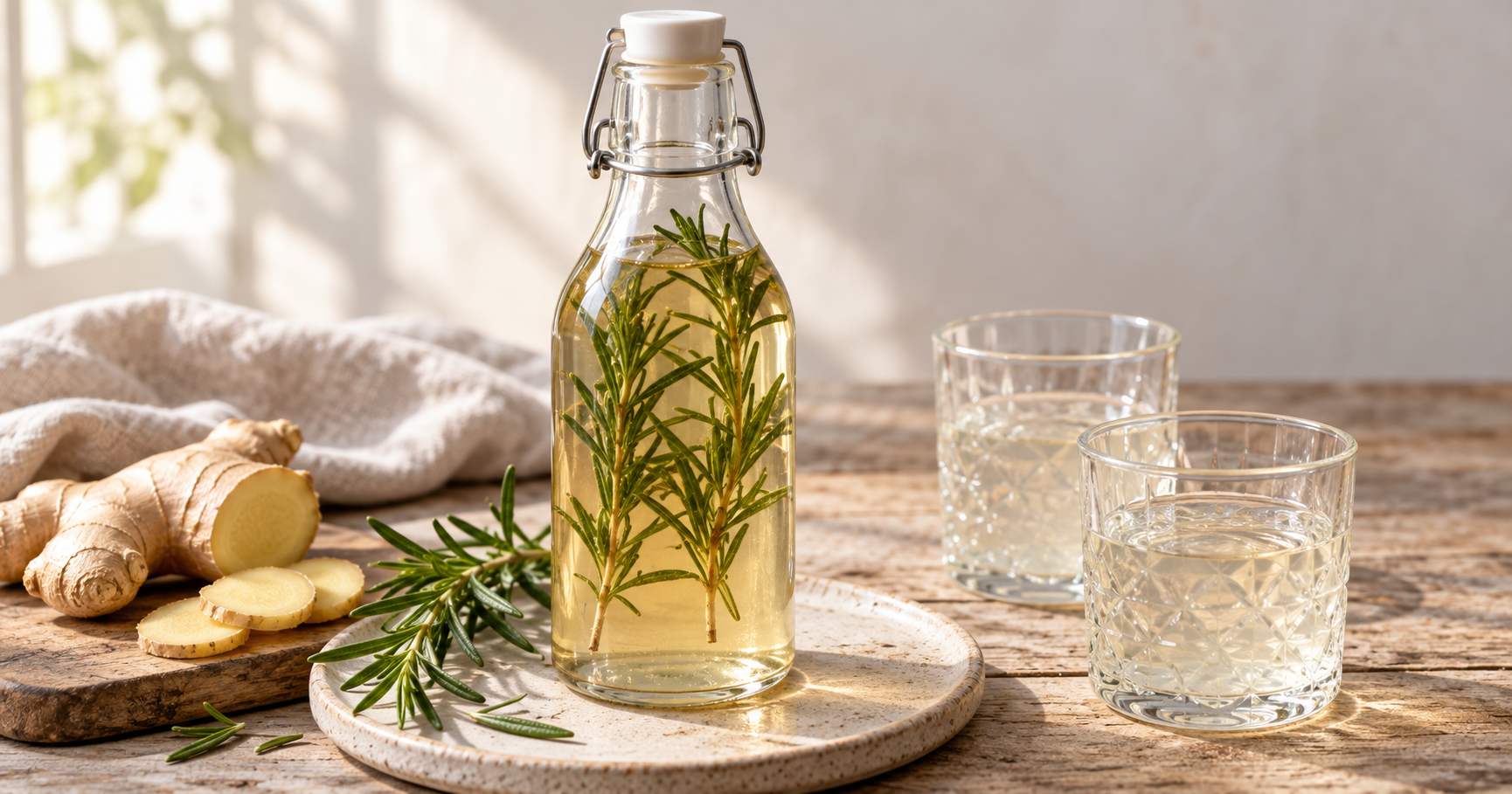 Rosmarin-Ingwer-Sirup