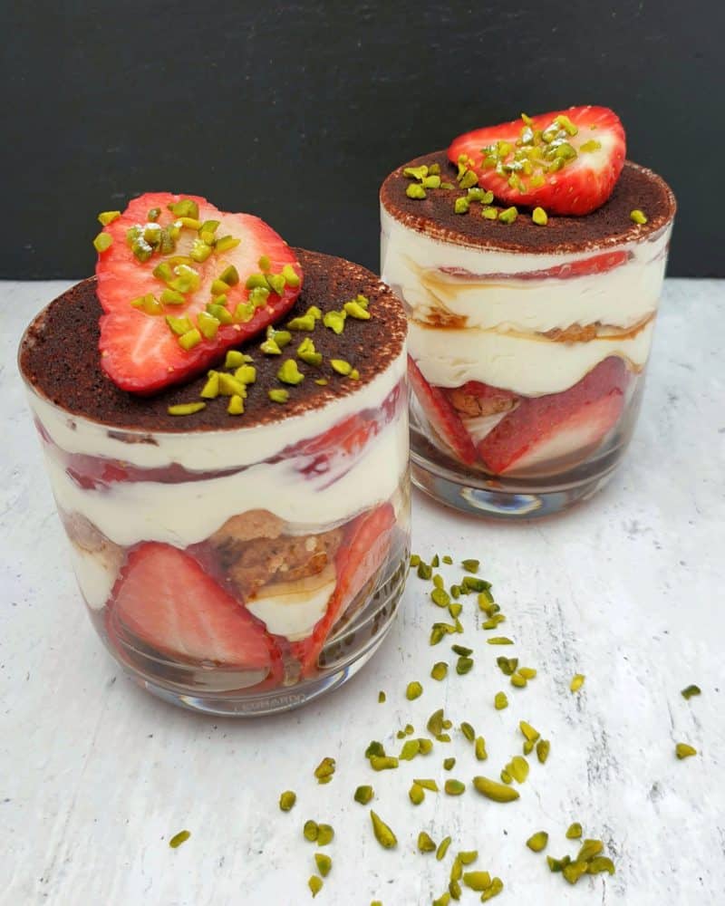 Erdbeer Tiramisu im Glas
