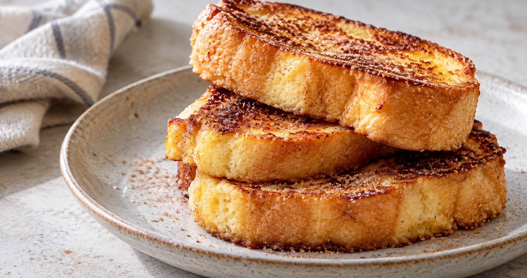 Arme Ritter aus dem Airfryer – fertiges Gericht