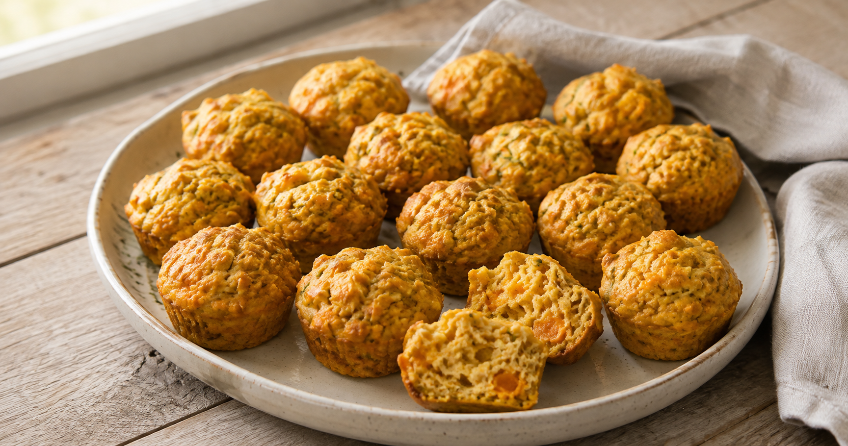 Zucchini-Kürbis-Muffins